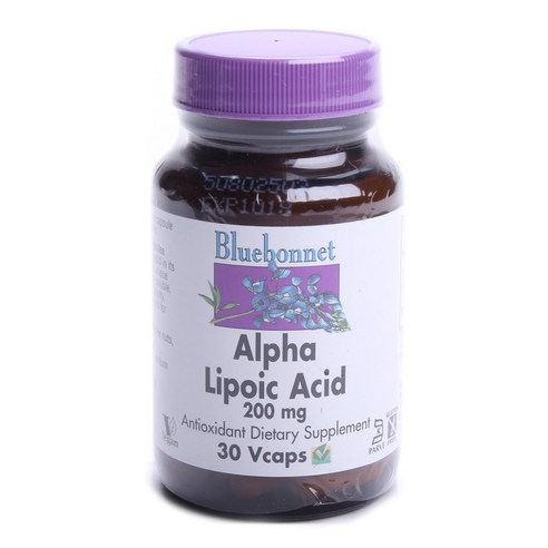 블루보넷 알파 리포익 애시드 200mg 글루텐 프리 비건 무설탕 브이캡, 30개입, 1개