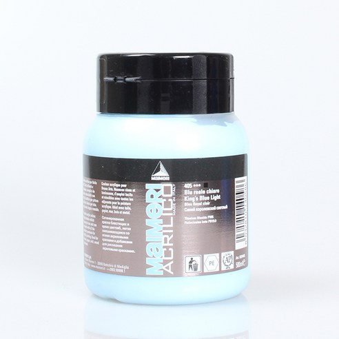 마이메리 아크릴리코 500ml 낱색 아크릴물감, 405 AM KINGS BLUE LIGH, 1개