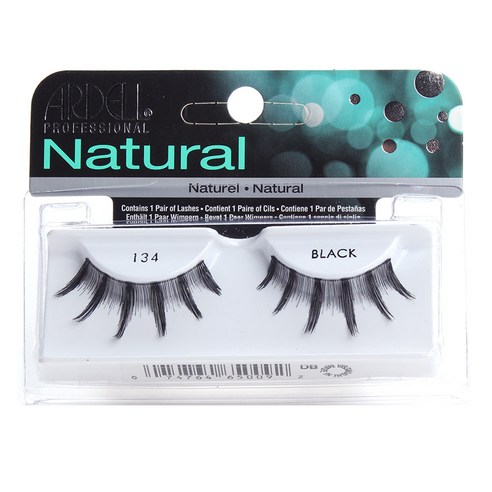 아델 프로페셔널 내추럴 래쉬 1쌍, 134 Black, 1개