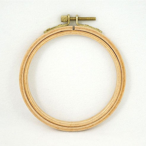 나무수틀 원형 0.8×10.5 cm – 천을 고정시키는 간편한 재료