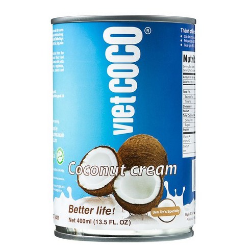 비엣코코 코코넛 크림, 400ml