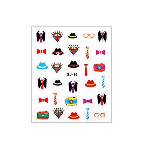 스마트보이 네일 3D데칼 SJ, 16, 6개