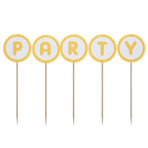 와니데코 미니파티픽 PARTY, 화이트+옐로우