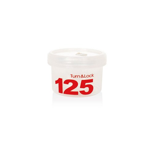프로메사 턴앤락 밀폐용기, 125ml, 8개