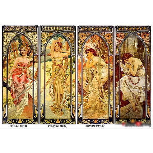 퍼즐라이프 4개 시간의 흐름 1000조각, 73x102cm