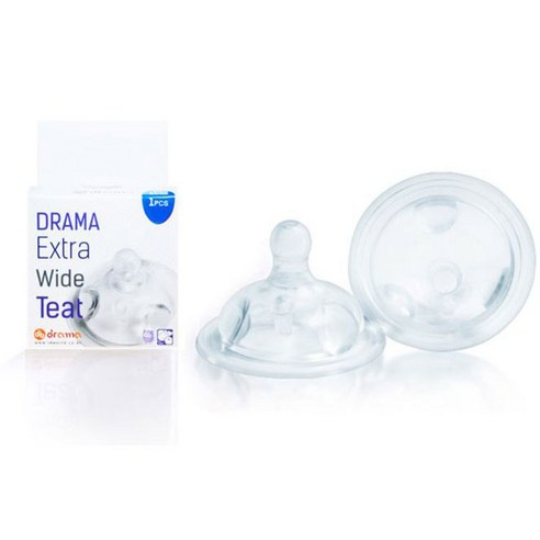 드라마 엄마느낌 실리콘 젖꼭지, M(4-6개월), 1개입