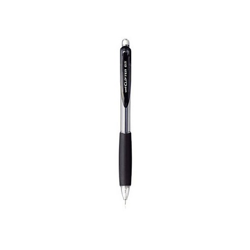유니볼 클리프터 샤프 0.5mm, BLACK, 6개, 3개
