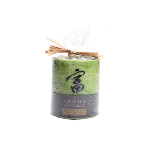 Aroma Spirituals 필러 보티드 캔들, Prosperity, 1개