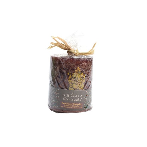 Aroma Spirituals 필러 보티드 캔들, Remover Of Obstacles, 1개