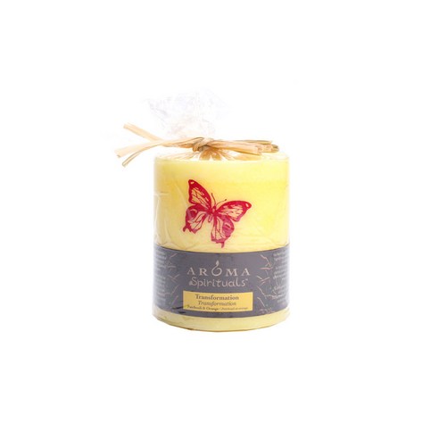 Aroma Spirituals 필러 보티드 캔들, Transformation Butterfly, 1개