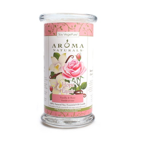아로마내츄럴스 내추럴 소이 에센셜 오일 자캔들, 480g, Hope