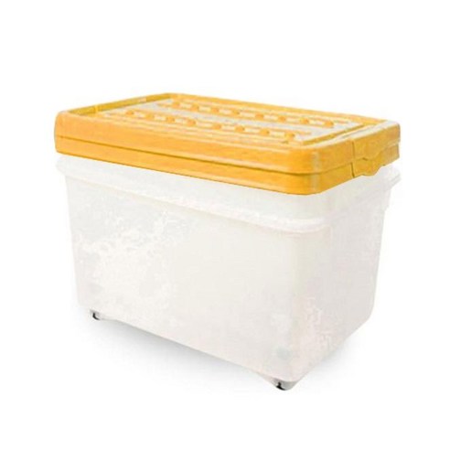 리빙박스, 옐로우, 45L, 2개
