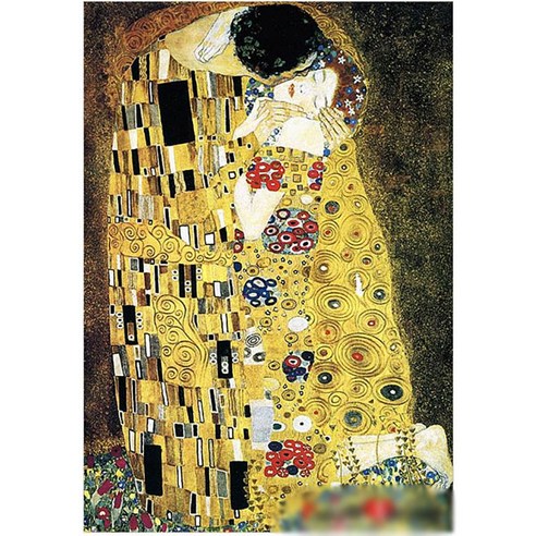 챔버아트 키스 직소퍼즐, 51 x 73.5cm, 1개, 1000조각