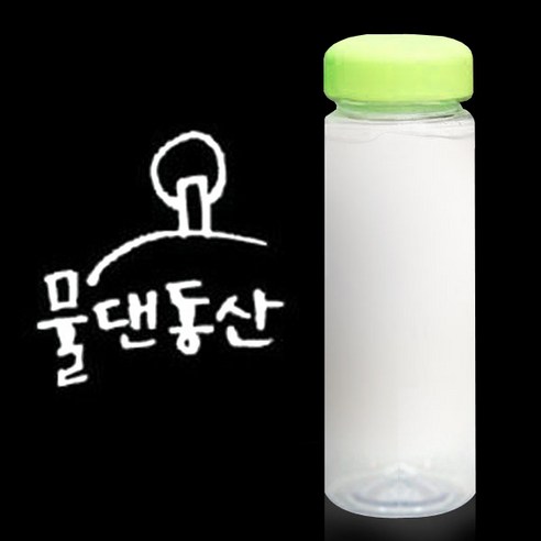 1AM 캘리그라피 보틀 연두뚜껑, 물댄동산 (흰색), 500ml