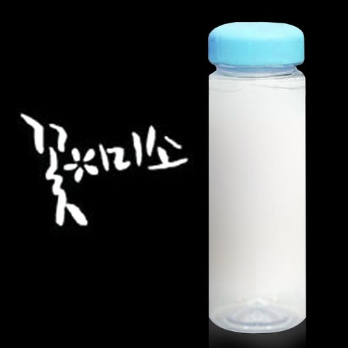 1AM 캘리그라피 보틀 하늘뚜껑, 꽃미소 (흰색), 500ml