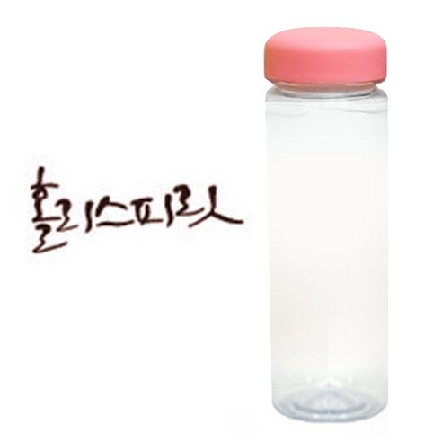 1AM 캘리그라피 분홍뚜껑 보틀, 홀리스피릿 (갈색), 500ml