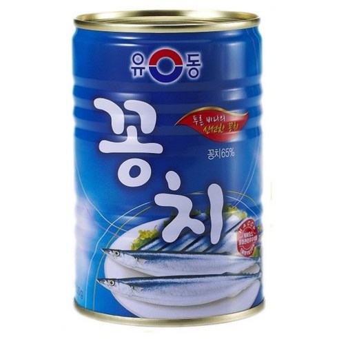 유동 꽁치, 400g, 3개