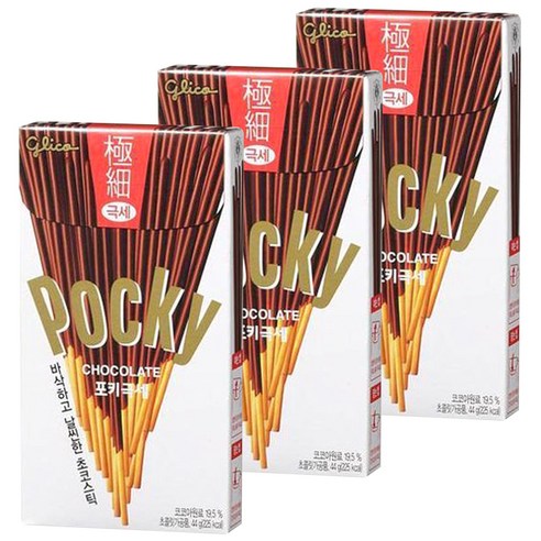 해태 포키극세초콜릿, 44g, 3개