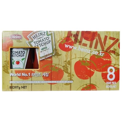 하인즈 토마토 케찹, 397g, 8개
