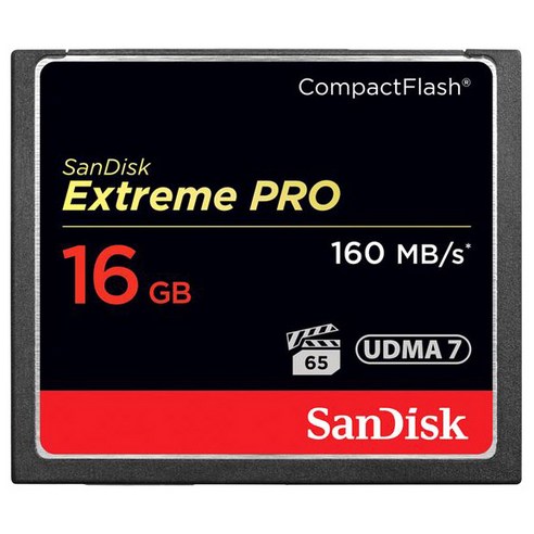 샌디스크 익스트림 프로 CF 메모리카드, 16GB, 1개
