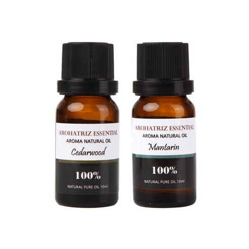 아로하트리즈 다용도오일, 시더우드 10ml,  만다린 10ml, 1개