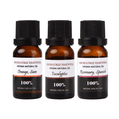 아로하트리즈 다용도오일, 스윗 오렌지 10ml,  유칼립 투스 10ml,  로즈마리 10ml, 1개