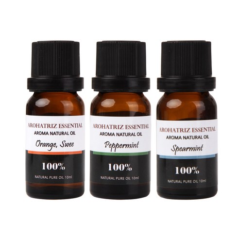 아로하트리즈 다용도오일, 스윗 오렌지 10ml,  페퍼민트 10ml,  스피아민트 10ml, 1개