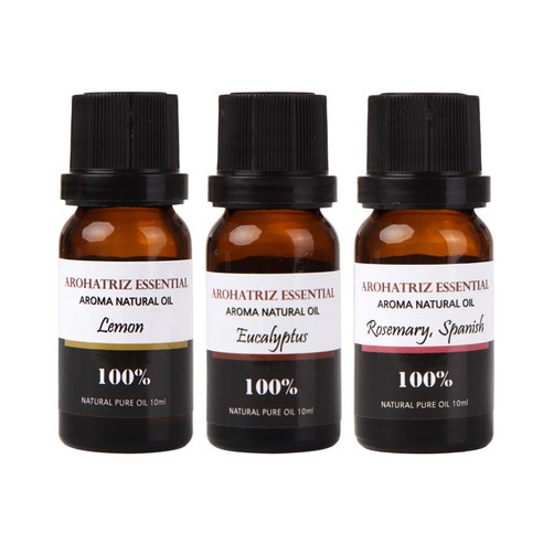 아로하트리즈 다용도오일, 레몬 10ml,  유칼립 투스 10ml,  로즈마리 10ml, 1개
