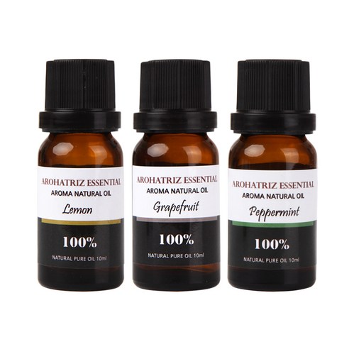 아로하트리즈 다용도오일, 레몬 10ml,  그레이프 프룻 10ml,  페퍼민트 10ml, 1개
