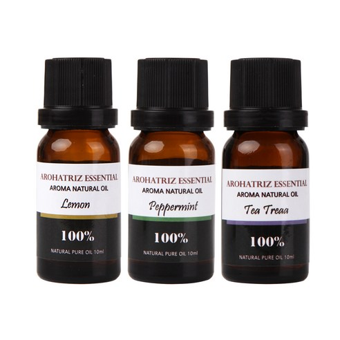 아로하트리즈 다용도오일, 레몬 10ml,  페퍼민트 10ml,  티트리 10ml, 1개