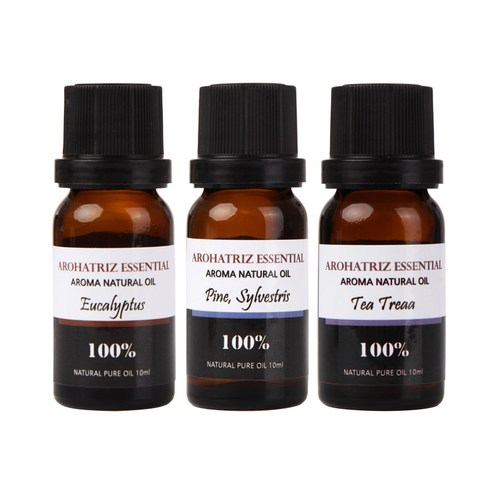 아로하트리즈 다용도오일, 유칼립 투스 10ml,  파인 10ml,  티트리 10ml, 1개