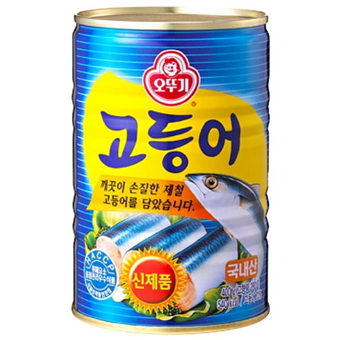 오뚜기 고등어 통조림, 400g, 1개