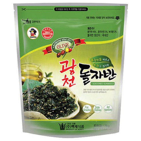 광천김 올리브 돌자반볶음, 70g, 1개