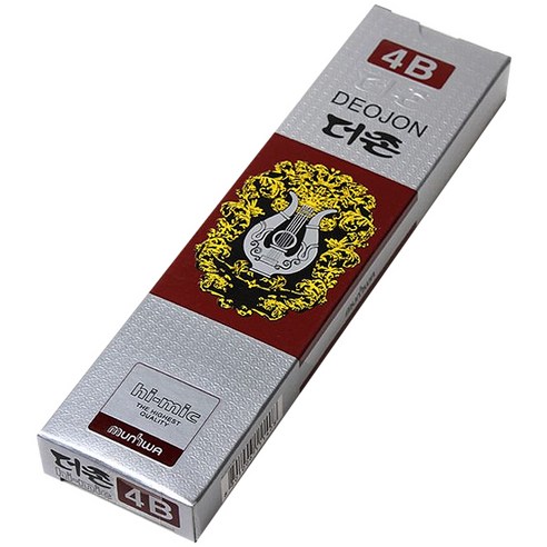 문화연필 더존 연필 4B, 1개