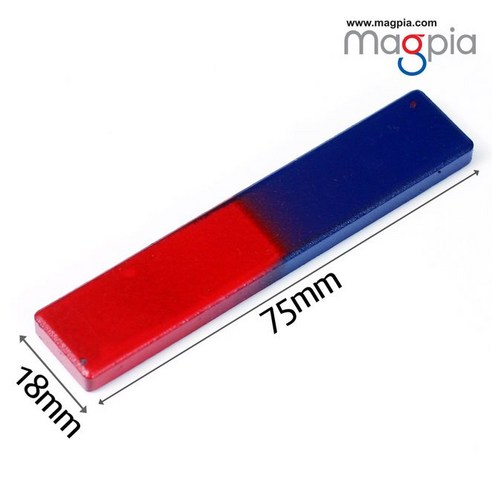 학습용막대자석(소)_W18XL75X6.5T, 3개