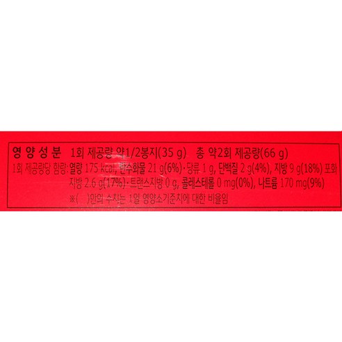 농심닭다리 후라이드 치킨 맛, 66g, 6개