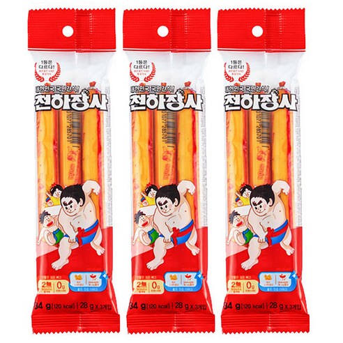 진주햄 천하장사 소시지, 28g, 9개