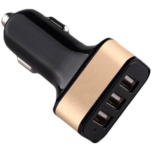 넥스트 3포트 USB 차량용 충전기, NEXT-1403CHG, 혼합색상