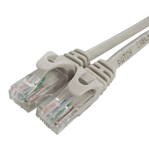대원티엠티 CAT 6 랜케이블 10m, 그레이, 1개, 1개