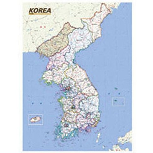 렉스데코 대한민국전도, 실크벽지, 1개