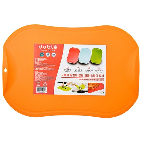 도블레 칼집이 나지 않는 도마, 오렌지, 1개