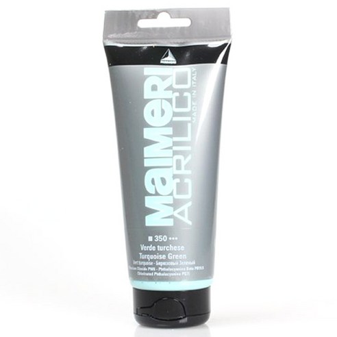 마이메리 아크릴리코 200ml 낱색 아크릴물감, 350 AM TURQUOISE GREEN, 1개