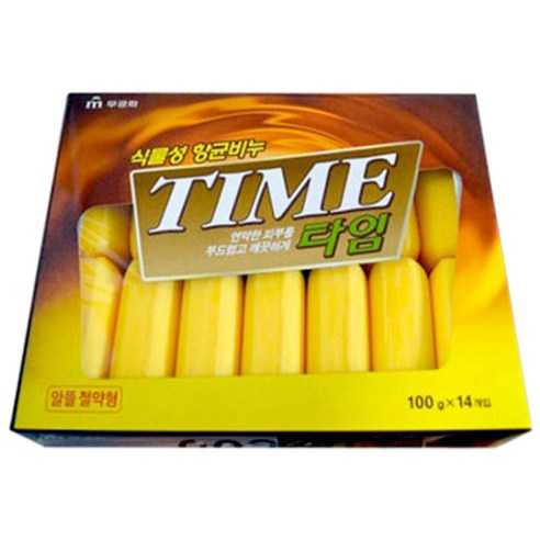 무궁화 타임 보습 항균비누, 100g, 14개