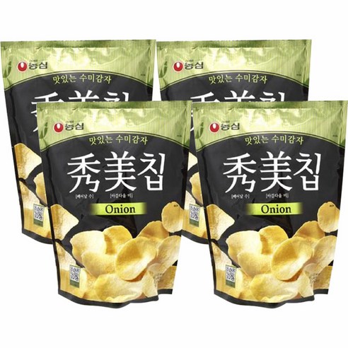농심 수미칩 어니언, 85g, 4개