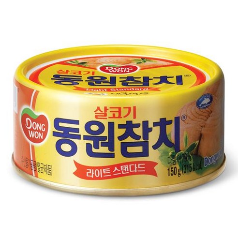 동원 라이트 스탠다드 참치, 150g, 1개