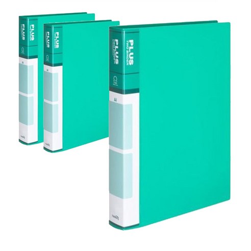 희망화일 PP 3cm 3공 O링 바인더, 녹색, 3개