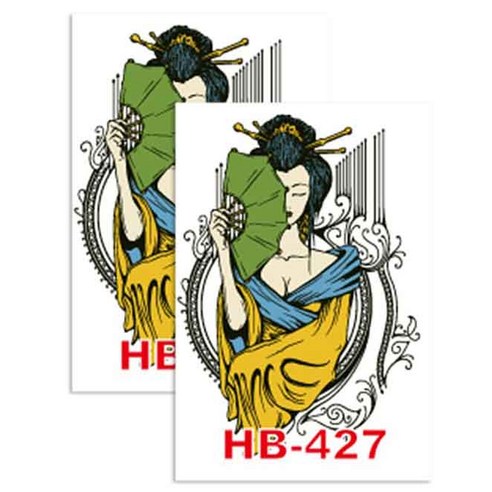 허니걸 타투 타투스티커 2개, HB-427