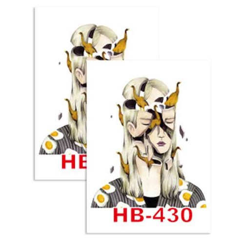 허니걸 타투 타투스티커 2개, HB-430