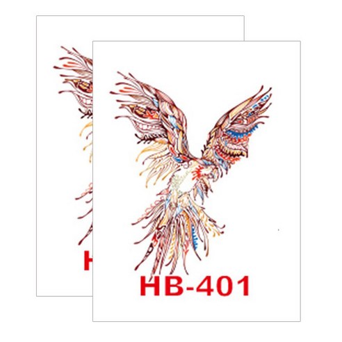 허니걸 타투 타투스티커 2개, HB-401