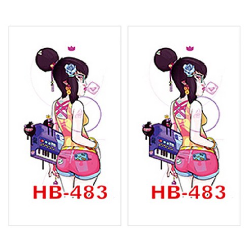 허니걸 타투스티커, HB-483, 2개